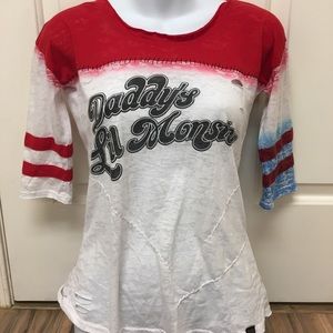 Harley Quinn Raglan tee